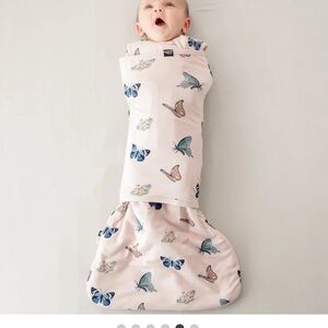 KYTE BABY SLEEP BAG SWADDLER XS butterfly print